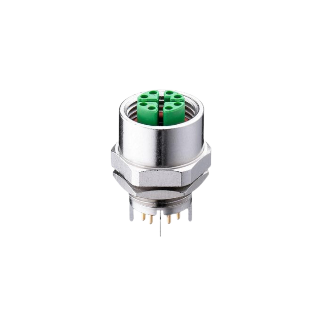 M12 Receptacle female X-Code Ethernet